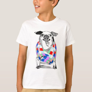 Camiseta Cojín en una manta