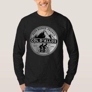 Camiseta Col d'Allos, ruta francesa Alpes motobike
