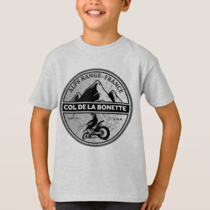 Camiseta Col de la Bonette french Alpes motobike tour