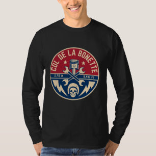 Camiseta Col de la Bonette french Alpes motobike tour