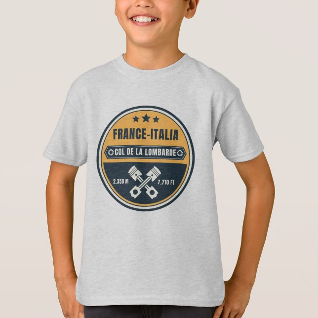 Camiseta Col de la Lombarde french Alpes motobike regalos (Anverso)