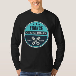 Camiseta Col de l'Iseran french Alpes motobike tour