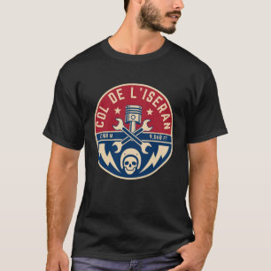 Camiseta Col de l'Iseran french Alpes motobike tour