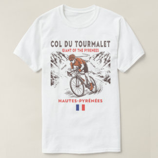 Camiseta Col du Tourmalet en bicicleta | Gigante de los Pir