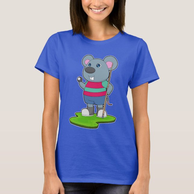 Camiseta Cola Billiard del ratón (Anverso)