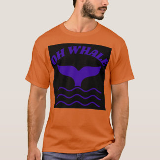 Camiseta Cola de ballena en morado