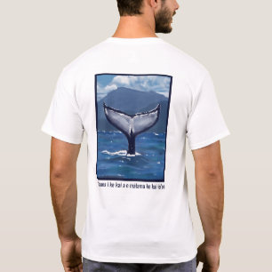 Camiseta Cola de ballena jorobada Cita Hawaiana