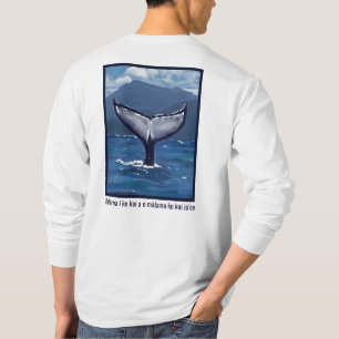 Camiseta Cola de Ballena Jorobada Cita Hawaiana