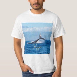 Camiseta Cola de ballena oceánica Maui Hawaii