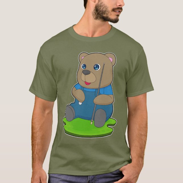 Camiseta cola de Bear Billiard (Anverso)