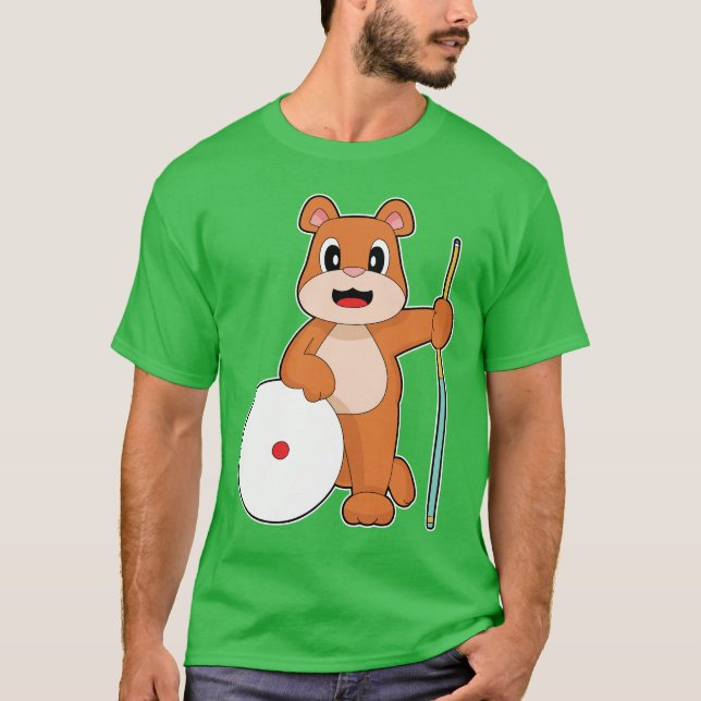 Camiseta cola de Bear Billiard (Anverso)