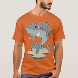 Camiseta Cola de billar de tiburones
