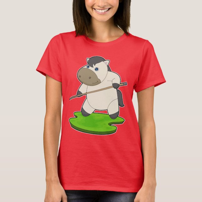 Camiseta Cola de caballos Billiard (Anverso)