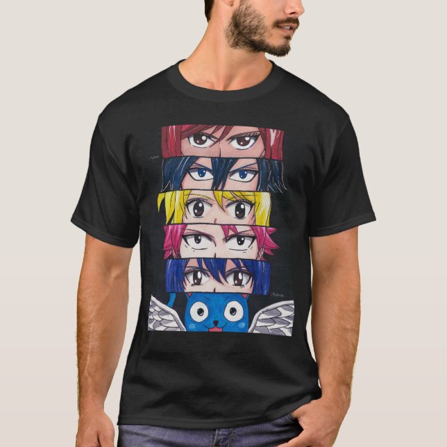 Camiseta cola de hadas Anime Eyes (Anverso)