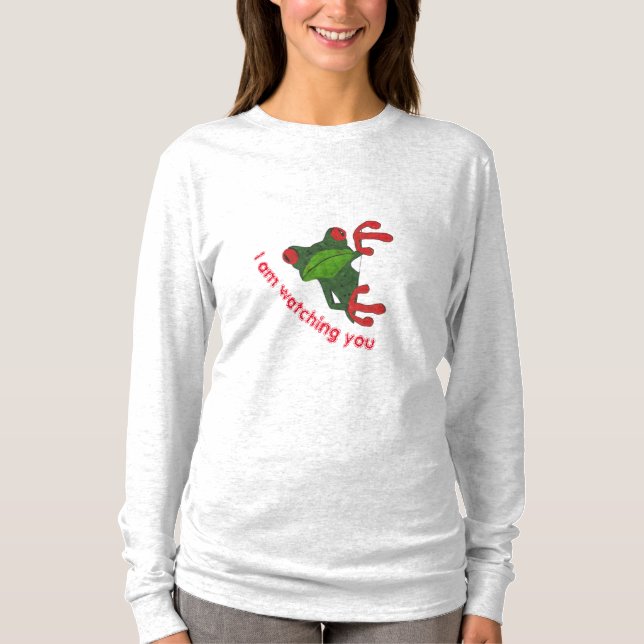 Camiseta cola de ojos roja T-Shirt (Anverso)