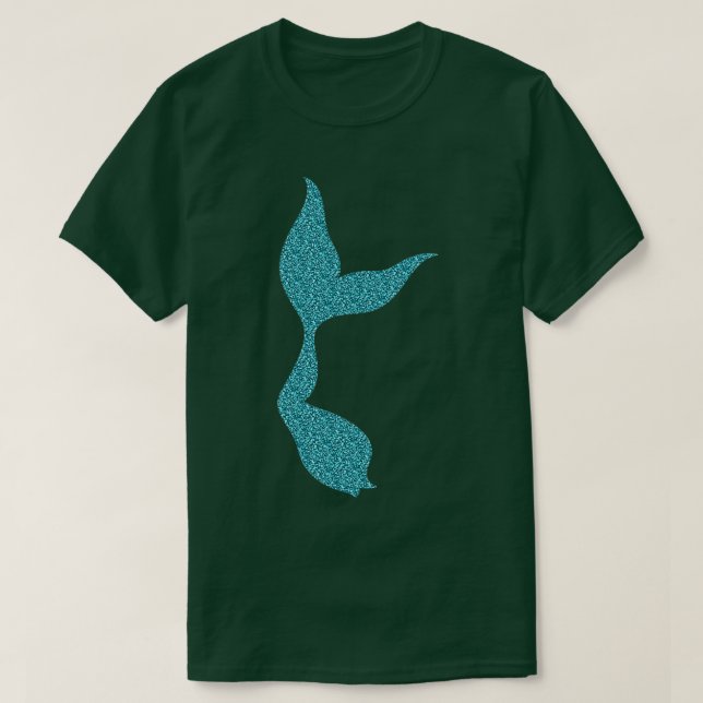 Camiseta cola de sirena Purpurinoso (Diseño del anverso)