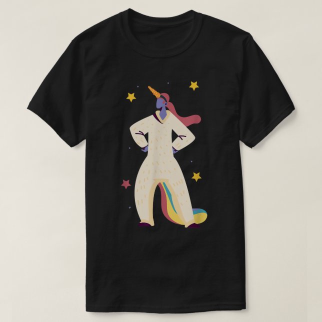 Camiseta cola de unicornio (Diseño del anverso)