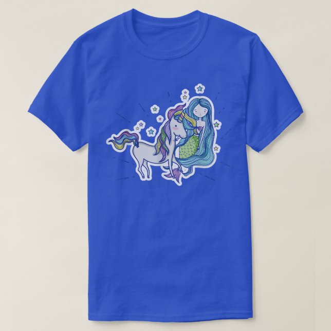 Camiseta cola de unicornio (Diseño del anverso)