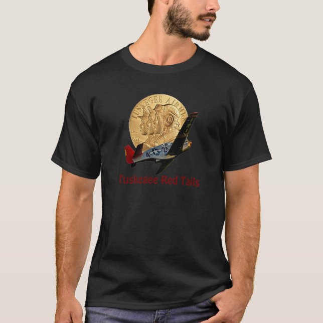 Camiseta Cola del rojo de Tuskegee (Anverso)