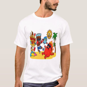 Camiseta Cola Helada Boxeo vs Ola de Calor de Verano Arte