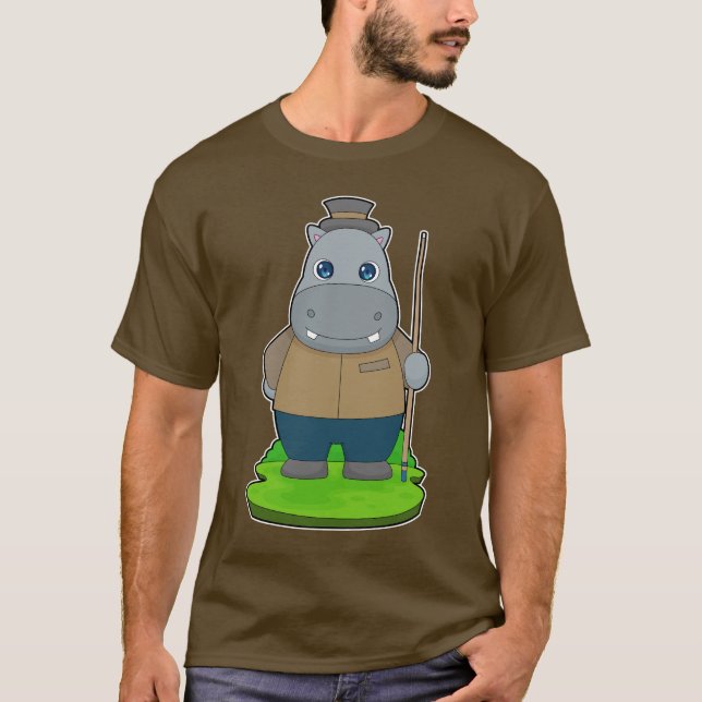 Camiseta Cola Hippo Billiard (Anverso)