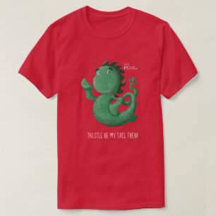 Camiseta Cola pequenita del cardo del monstruo de Loch Ness