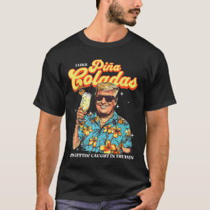 Camiseta Coladas Donald Trump vacaciones de verano en Hawái