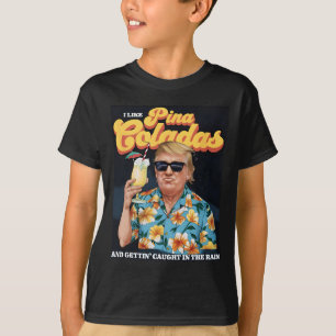 Camiseta Coladas Donald Trump vacaciones de verano en Hawái