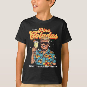 Camiseta Coladas Donald Trump vacaciones de verano playa ha