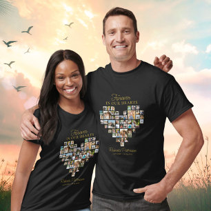 Camiseta Colage de fotos en forma de corazón Celebración Fu