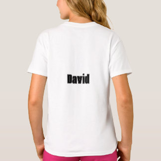 Camiseta Colage de nombre personalizado fuente deportiva