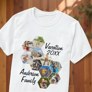 Camiseta Colaje de 9 imágenes personalizadas divertidas mod