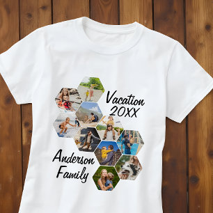 Camiseta Colaje de 9 imágenes personalizadas divertidas mod