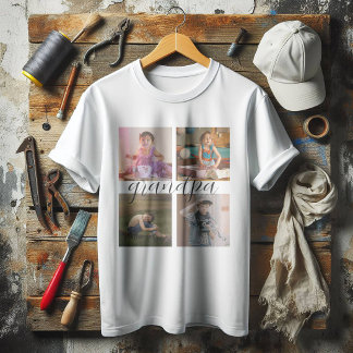 Camiseta Colaje de Fotos Personalizado Moderno y Genial de