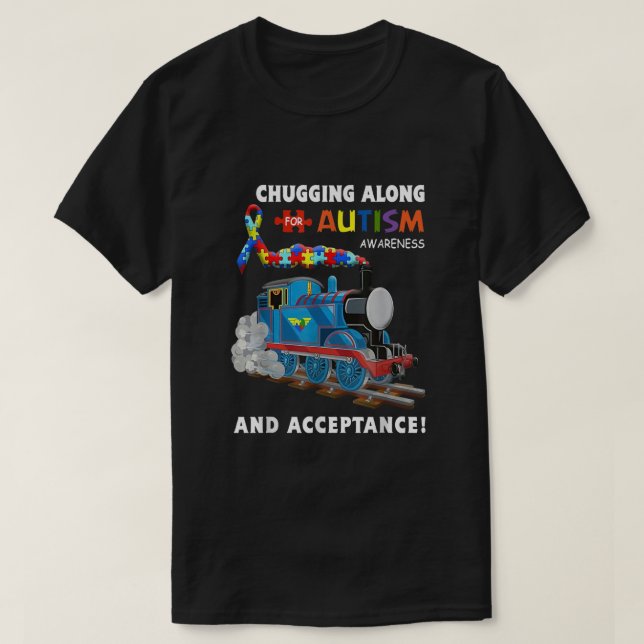 Camiseta colando para la conciencia y aceptación del autism (Diseño del anverso)