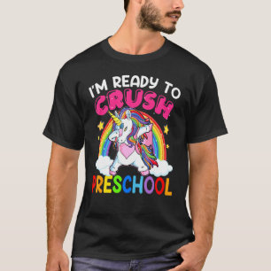 Camiseta Colapso De Preescolar Dabando A Unicornio De Vuelt