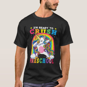 Camiseta Colapso De Preescolar Dabando A Unicornio De Vuelt