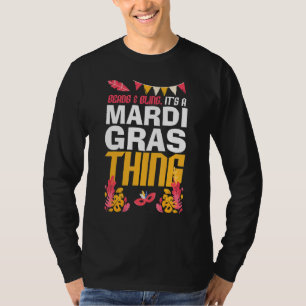 Camiseta Colas Y Bling Mardi Gras Mardigrass Parade Carne