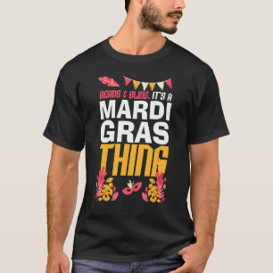 Camiseta Colas Y Bling Mardi Gras Mardigrass Parade Carne