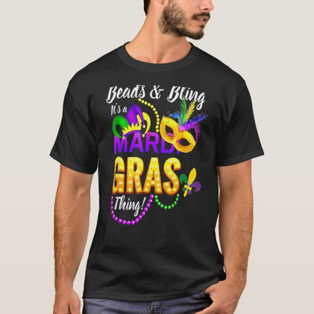 Camiseta Colas y hondas es un asunto del Mardi Gras New Orl (Anverso)
