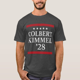 Camiseta Colbert Kimmel 2028, Funny Kimmel y Colbert 2028