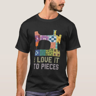 Camiseta Colcha Me Encanta Hasta Descoser Dichos de Costura