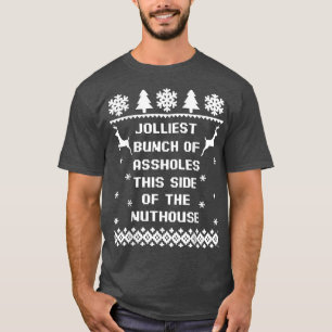 Camiseta Colchón De Navidades Feo De Jolly Bunch De AHoles