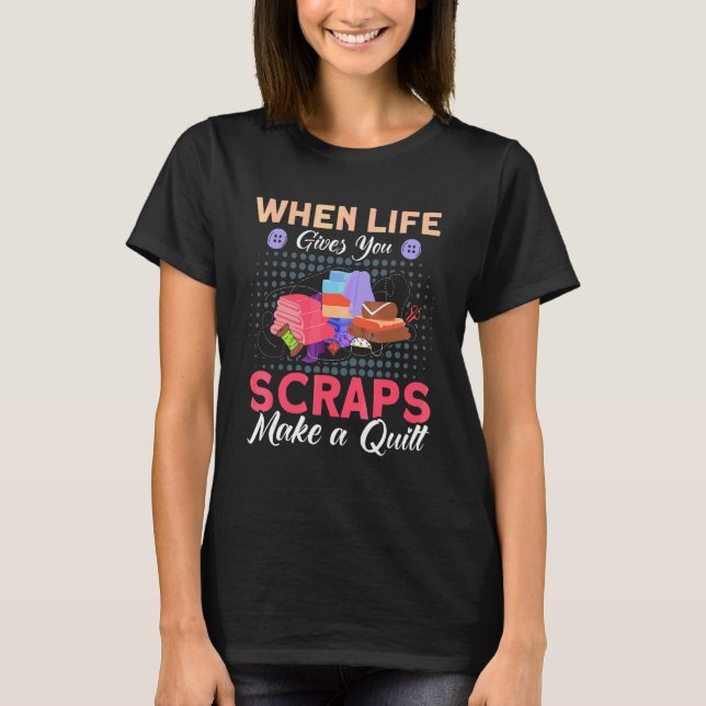 Camiseta Colchoner Sastrera Dicho de Colcha Acolchado (Anverso)