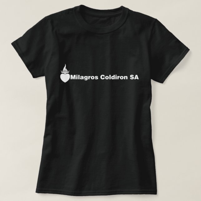 Camiseta Coldiron SA (logotipo blanco) de Milagros (Diseño del anverso)