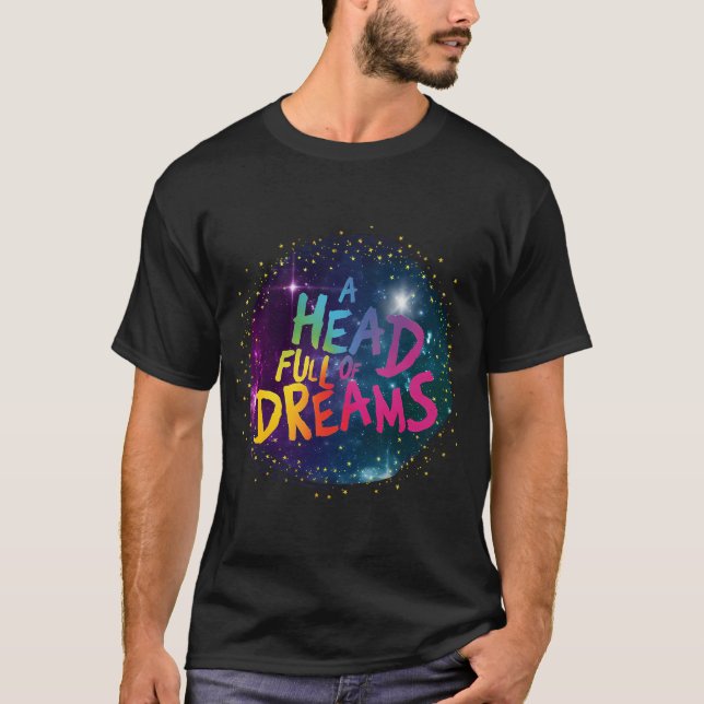 Camiseta Coldplay Lleno de Sueños (Anverso)