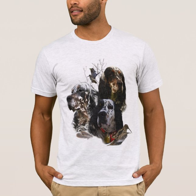 Camiseta Coleador inglés, caza de cochecitos de madera (Anverso)