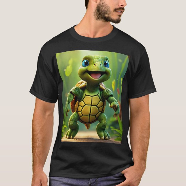 Camiseta "Colección Adorable de Tortugas" (Anverso)
