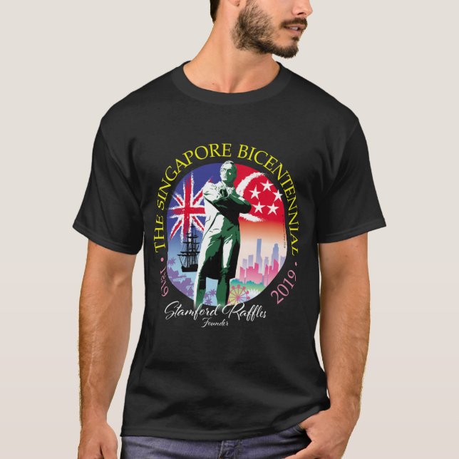 Camiseta Colección bicentenaria v2 - tela oscura de (Anverso)