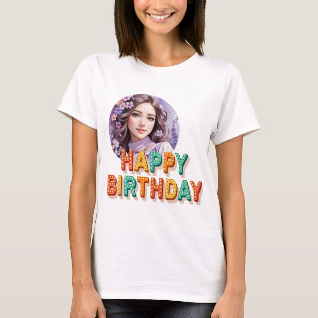 Camiseta "Colección Bliss de Cumpleaños: ¡Usa tu alegría!" (Anverso)